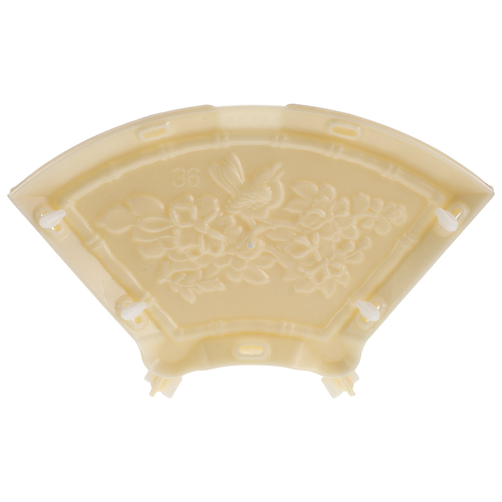 Flower Wall Panel - แม่พิมพ์คอนกรีตสำหรับตกแต่งสวนลายดอกไม้และนก แผ่นป้ายแขวนผนังรั้วสวน แผ่นตกแต่งลายปลอมสำหรับสวน