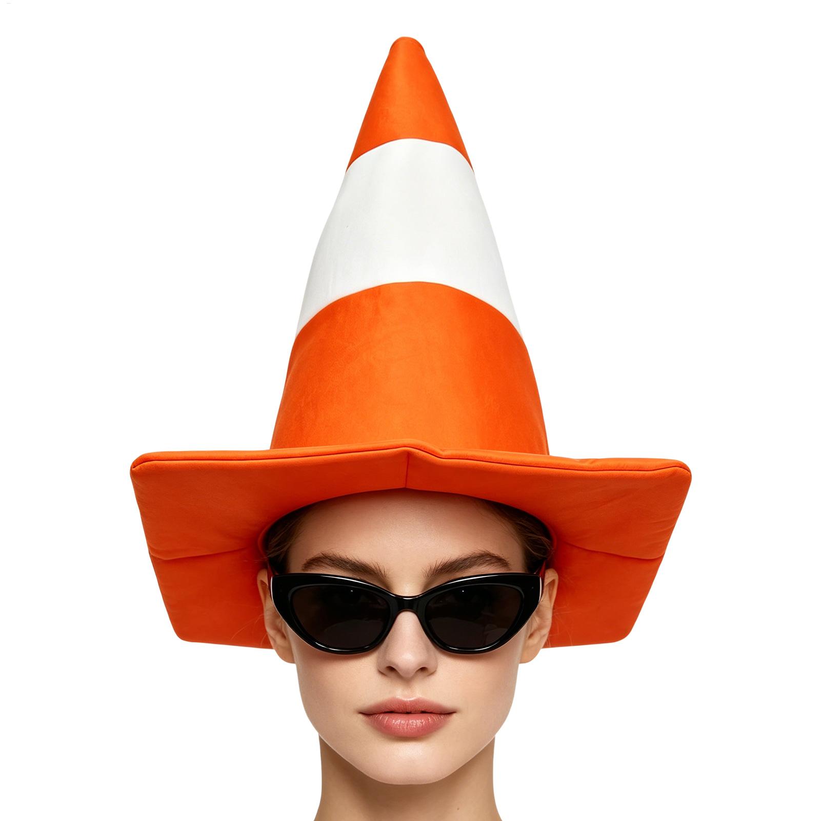 Party Hat Cone - หมวกทรงกรวยผ้าสักหลาดนุ่ม สำหรับงานฮาโลวีน งานก่อสร้าง หรืองานปาร์ตี้กลางแจ้ง เหมาะสำหรับผู้ชายและผู้หญิง