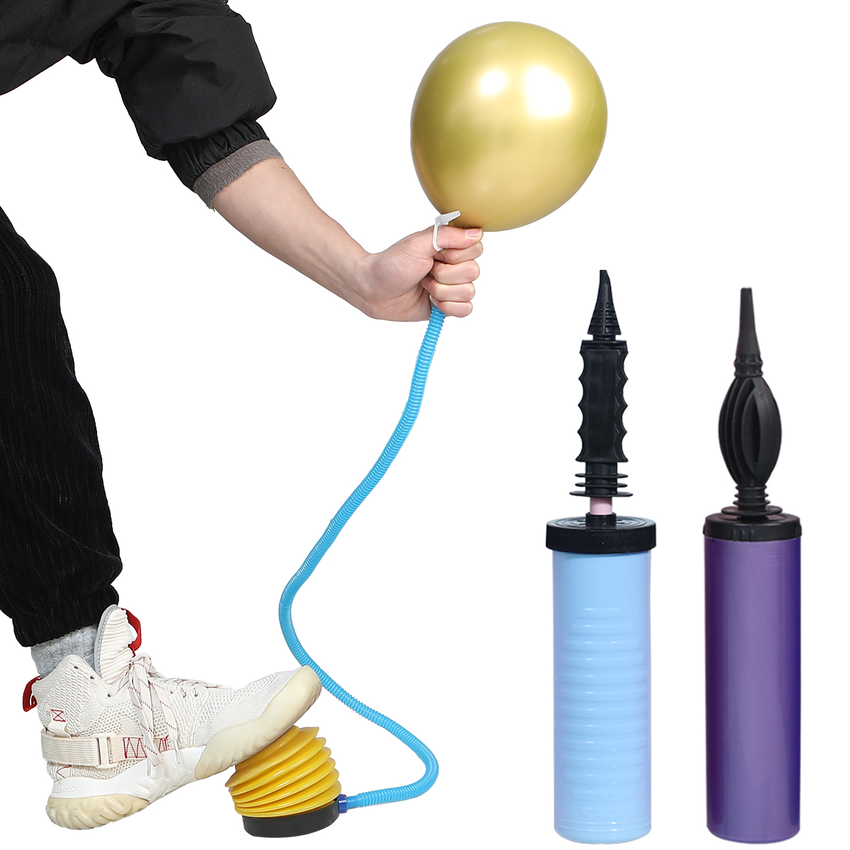 Balloon Pump Hand - คุณภาพสูงปั๊มบอลลูน Air Inflator Hand PUSH แบบพกพาที่มีประโยชน์บอลลูนอุปกรณ์เสริมสําหรับงานแต่งงานวันเกิด
