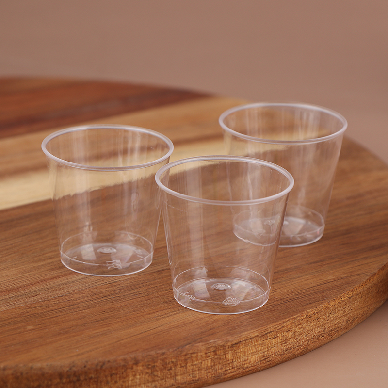 Plastic Cup 50Pcs - แก้วพลาสติกใสขนาดเล็กแบบใช้แล้วทิ้ง 30 มล. 50 ชิ้น สำหรับปิกนิกกลางแจ้ง
