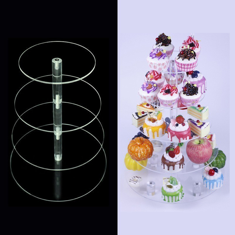 ชั้นวางคัพเค้กอะคริลิคทรงกลม 1 - Cupcake Stand Tier บทวิจารณ์และราคา