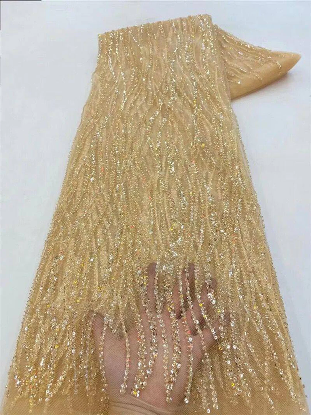 ผ้าตาข่ายปักลายแอฟริกาสีทอง ปร - Glitter Tablecloth บทวิจารณ์และราคา
