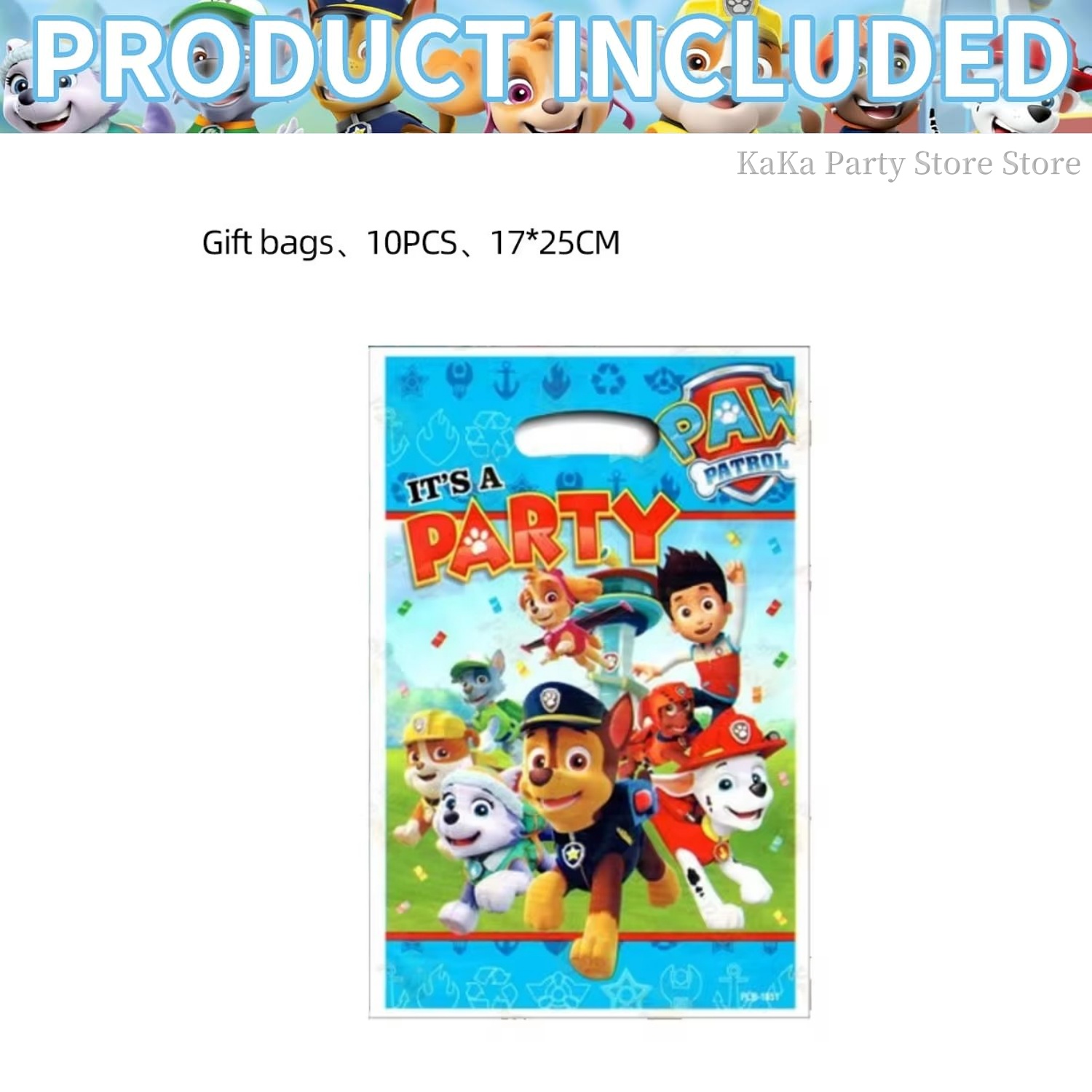 ชุดตกแต่งงานวันเกิด PAW Patrol - Party Favor Bag บทวิจารณ์และราคา