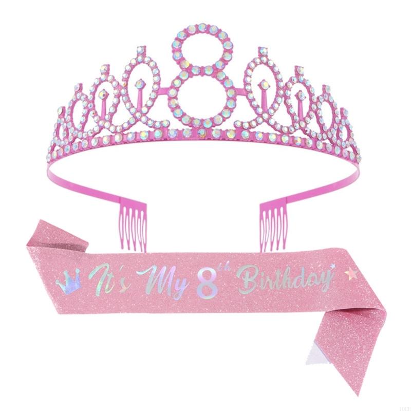 ระยิบระยับวันเกิดสีชมพู Tiaras - Birthday Sash Glitter บทวิจารณ์และราคา