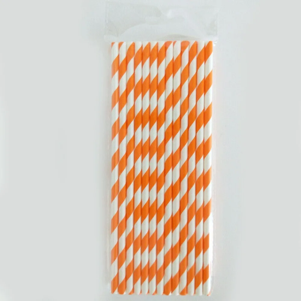 หลอดกระดาษบรรจุจํานวนมาก 100 ส - Paper Straw Color บทวิจารณ์และราคา