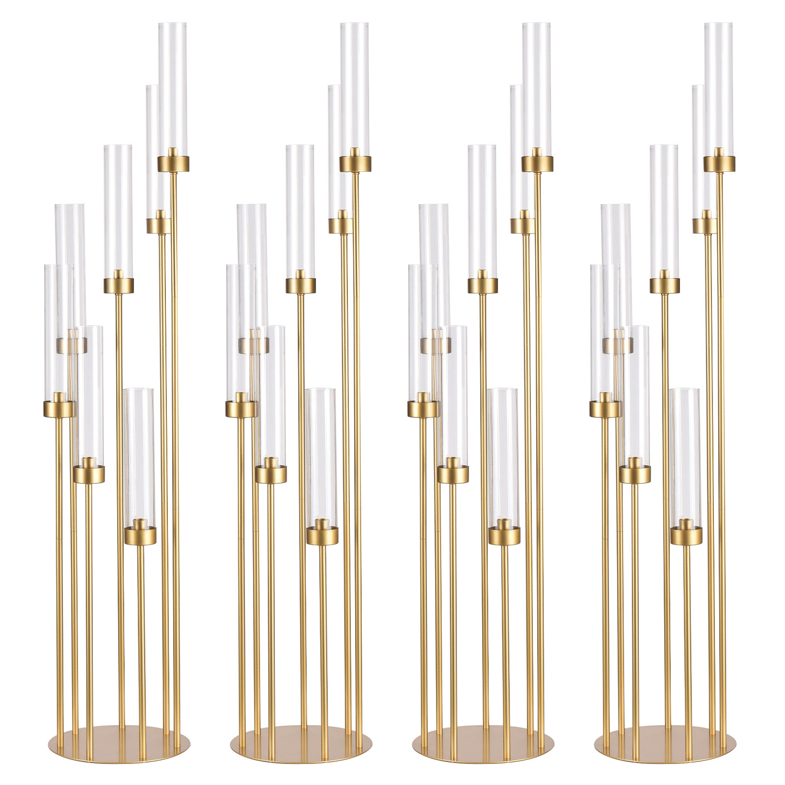 ชุดเชิงเทียนตั้งพื้นสีทอง 7 แข - Centerpiece Stick บทวิจารณ์และราคา