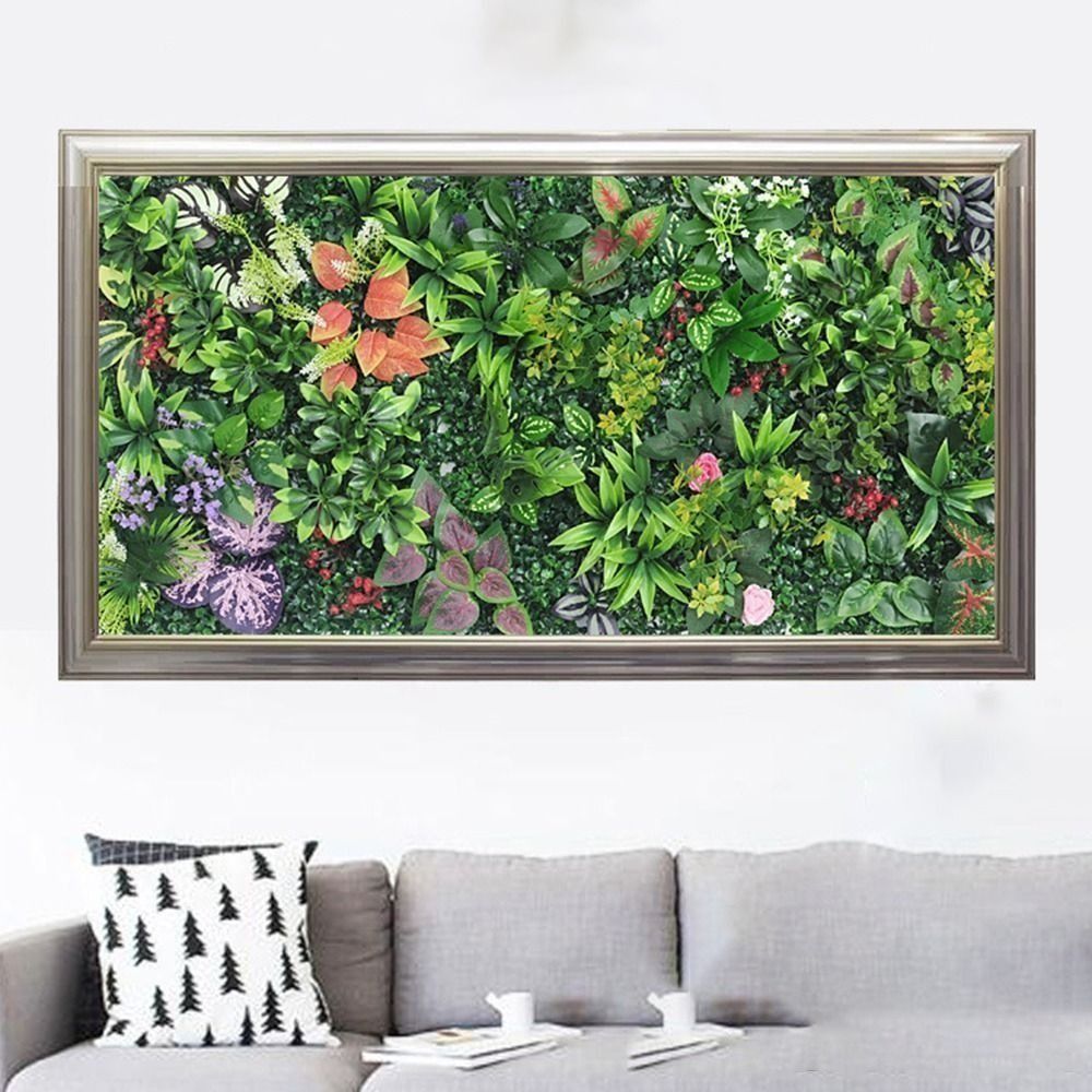 แผ่นผนังต้นไม้ประดิษฐ์ DIY ป้อ - Flower Wall Panel บทวิจารณ์และราคา