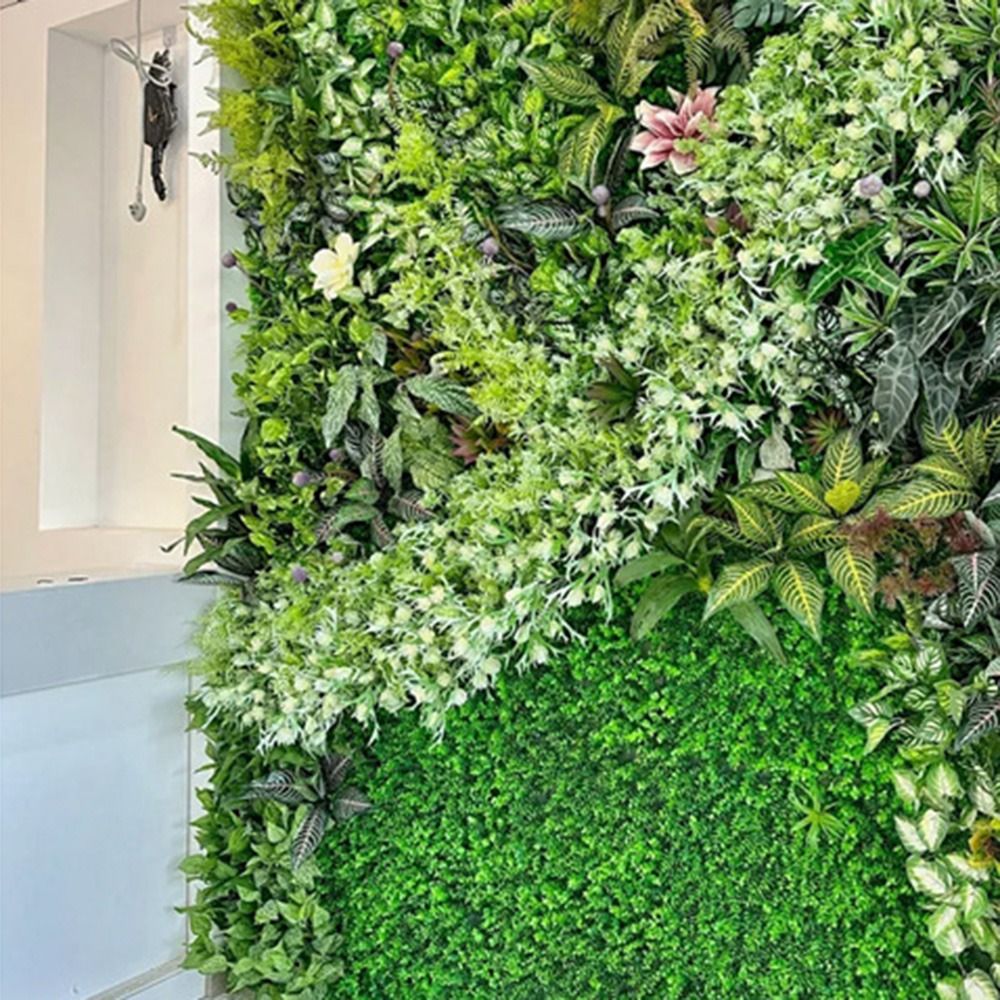 แผ่นผนังต้นไม้ประดิษฐ์ DIY ป้อ - Flower Wall Panel บทวิจารณ์และราคา