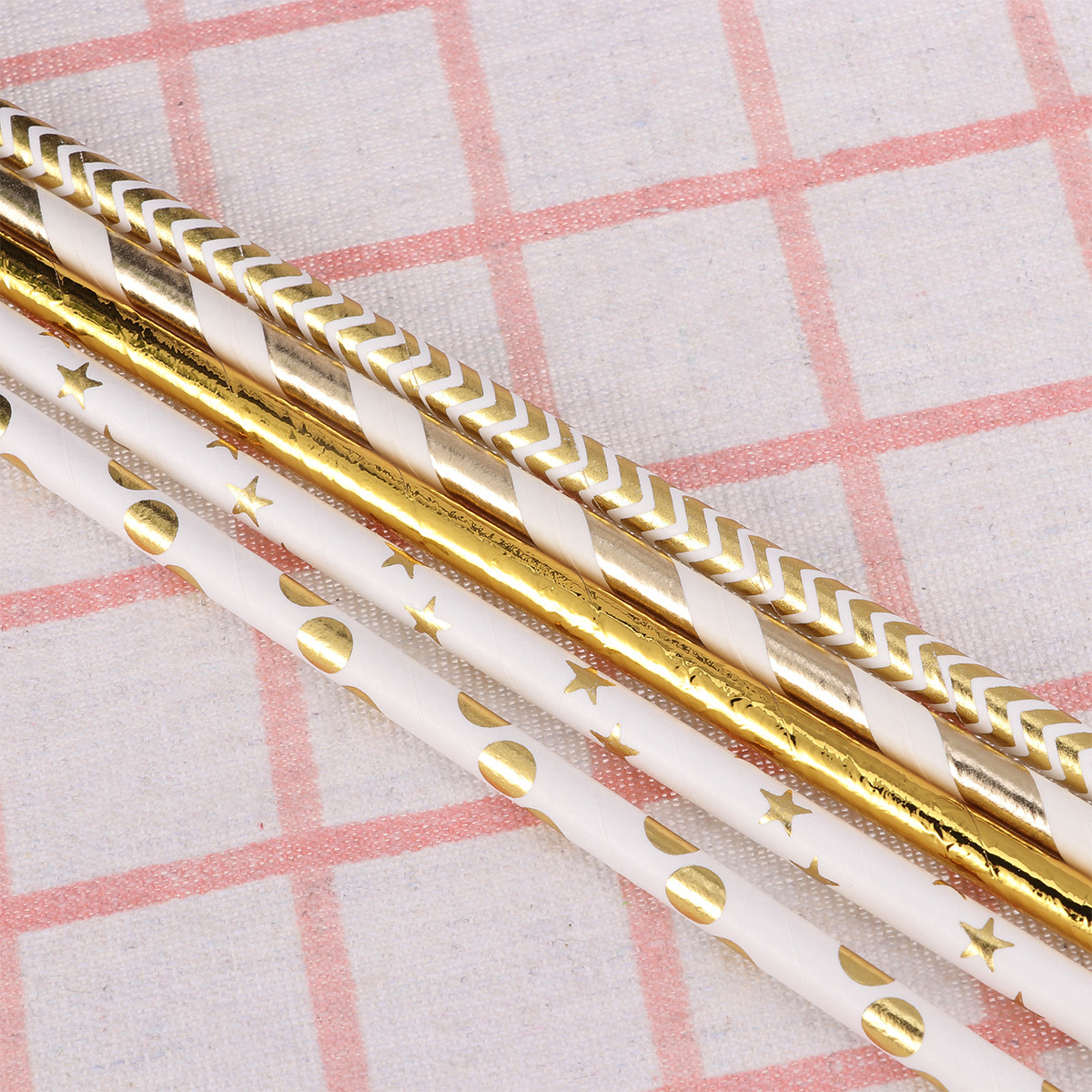 หลอดกระดาษรูปหัวใจ 50 ชิ้น แบบ - Paper Straw Color บทวิจารณ์และราคา