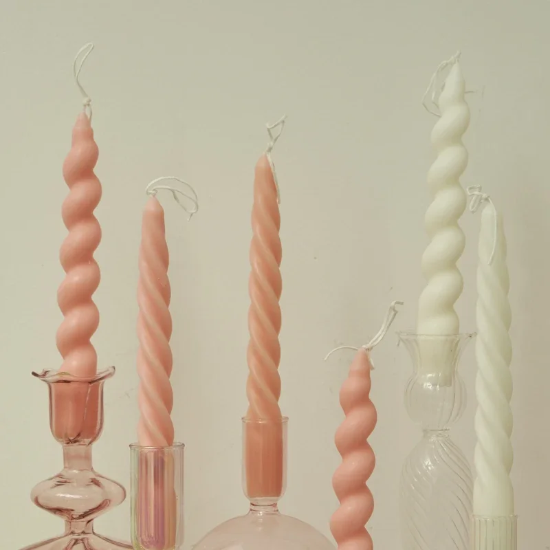 2Pc Spiral เทียนเทียนหอมเทียนต - Centerpiece Stick บทวิจารณ์และราคา