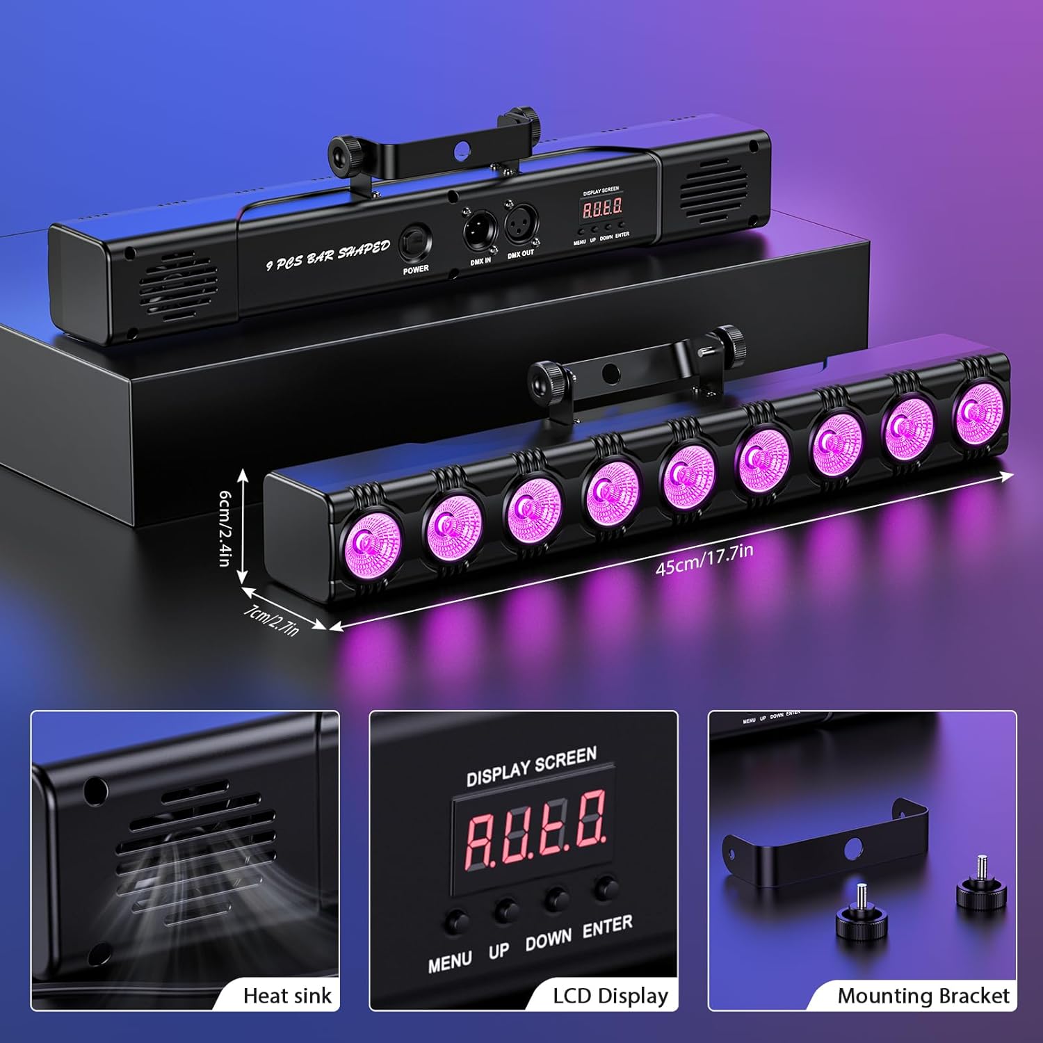 ไฟวอลวอชเชอร์ RGB 36W สำหรับไฟ - Event Party Dj บทวิจารณ์และราคา