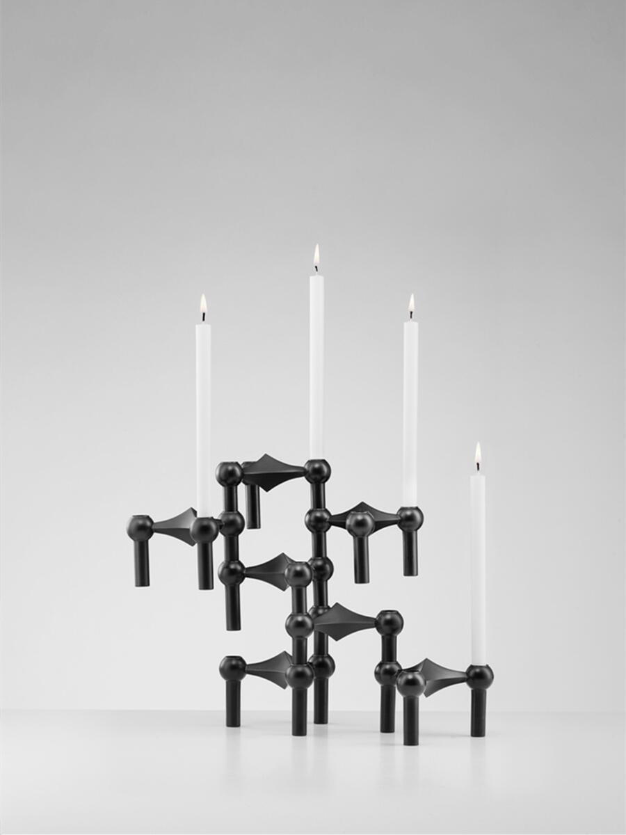 เชิงเทียนโลหะรูปทรงโมเลกุล สีด - Centerpiece Stick บทวิจารณ์และราคา