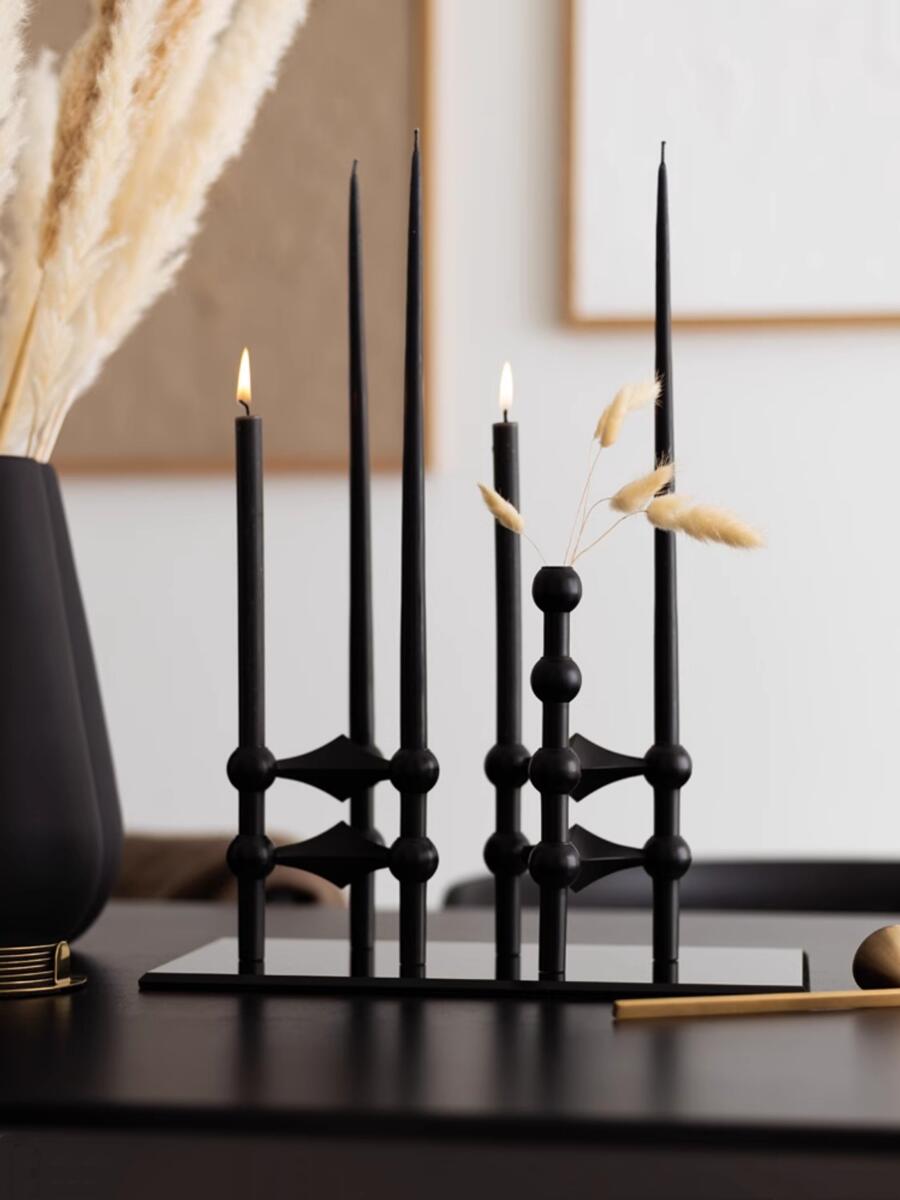 เชิงเทียนโลหะรูปทรงโมเลกุล สีด - Centerpiece Stick บทวิจารณ์และราคา