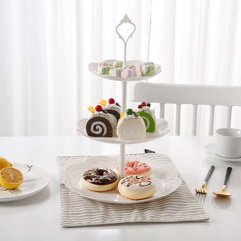 ชั้นวางเค้ก 3 ชั้น ชั้นวางคัพเ - Cupcake Stand Tier บทวิจารณ์และราคา