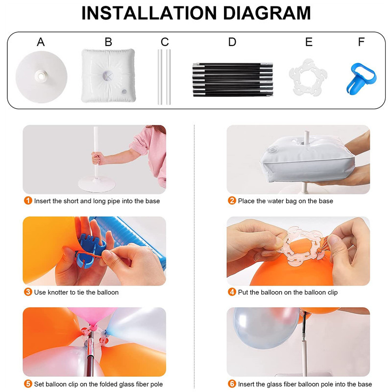 ชุดอุปกรณ์ตั้งลูกโป่ง ชุดโค้งล - Balloon Arch Kit บทวิจารณ์และราคา