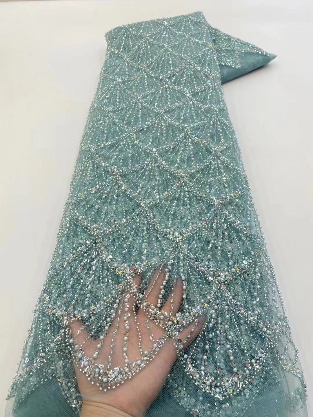 ผ้าลูกไม้ทูลล์แอฟริกัน 2026 ผ้ - Glitter Tablecloth บทวิจารณ์และราคา