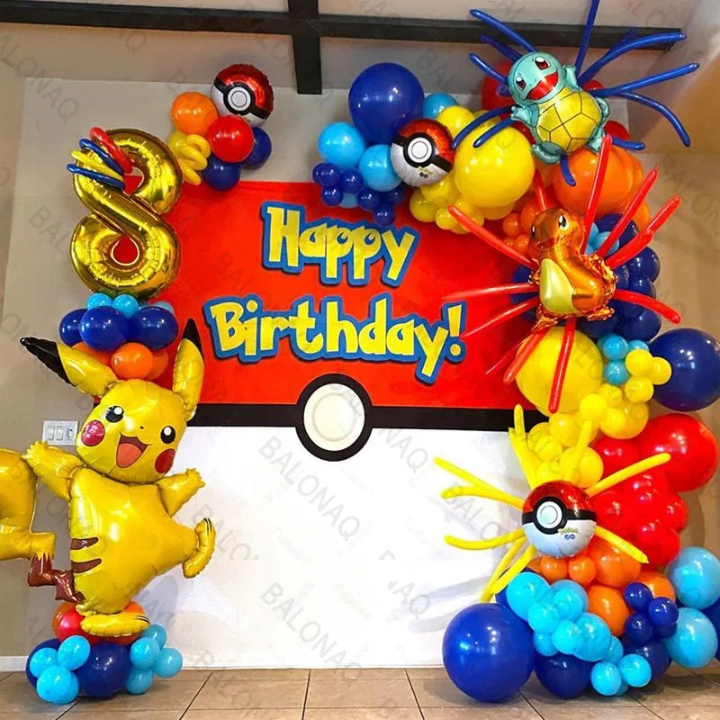 84 ชิ้น ชุดลูกโป่งปิกาจูสำหรับ - Balloon Arch Kit บทวิจารณ์และราคา