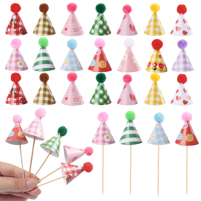 หมวกปาร์ตี้ขนาดเล็ก 15/30 ชิ้น - Party Hat Cone บทวิจารณ์และราคา
