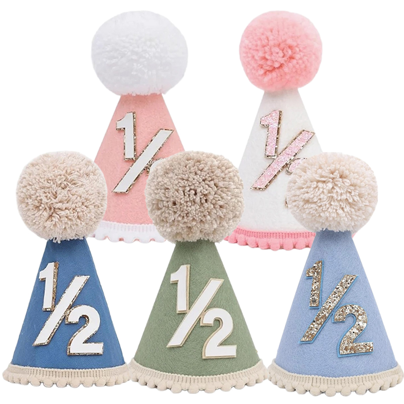 1/2 หมวกวันเกิดมินิกรวยหมวกสํา - Party Hat Cone บทวิจารณ์และราคา
