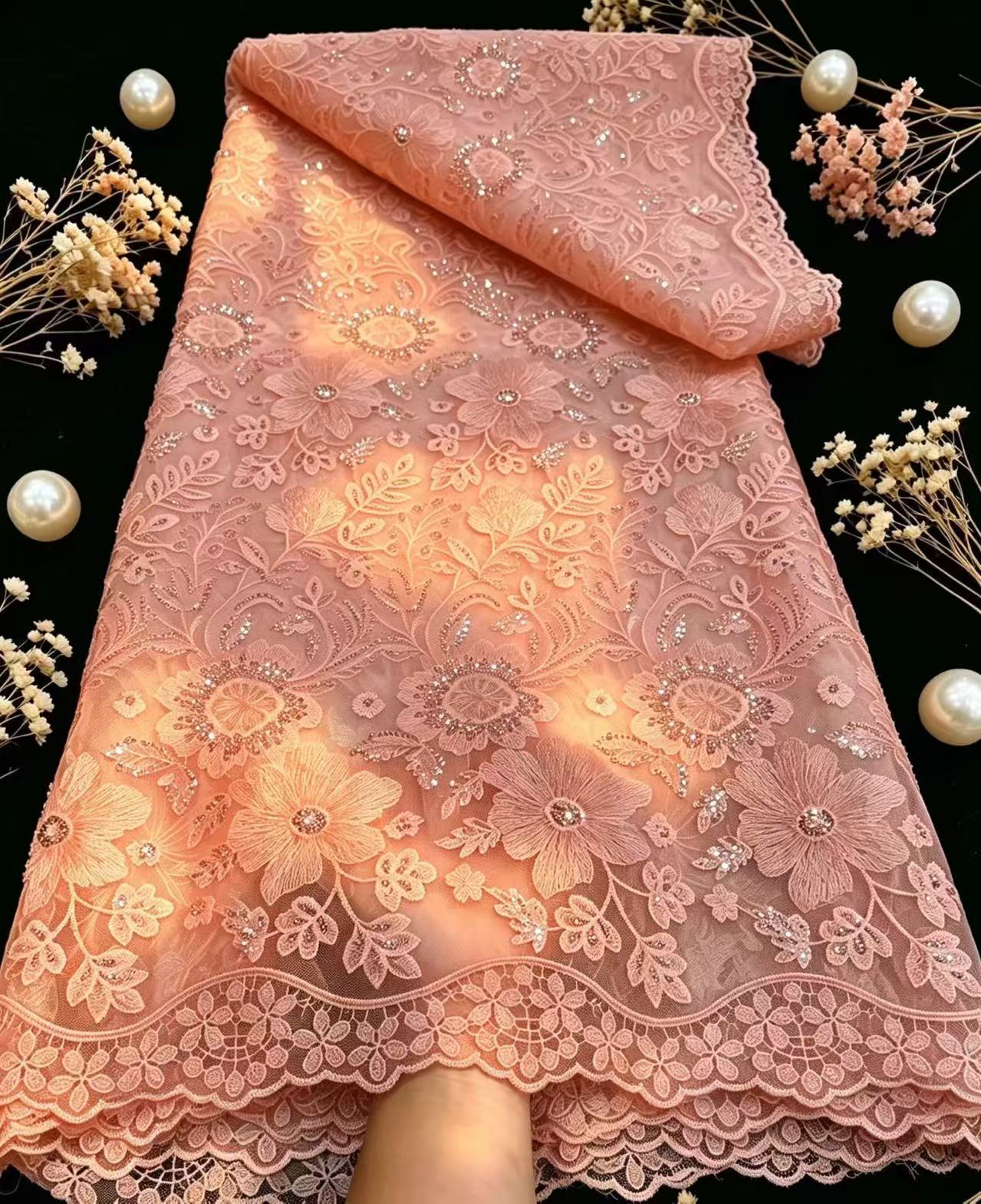 ผ้าลูกไม้ฝรั่งเศสแท้ ประดับเลื - Glitter Tablecloth บทวิจารณ์และราคา