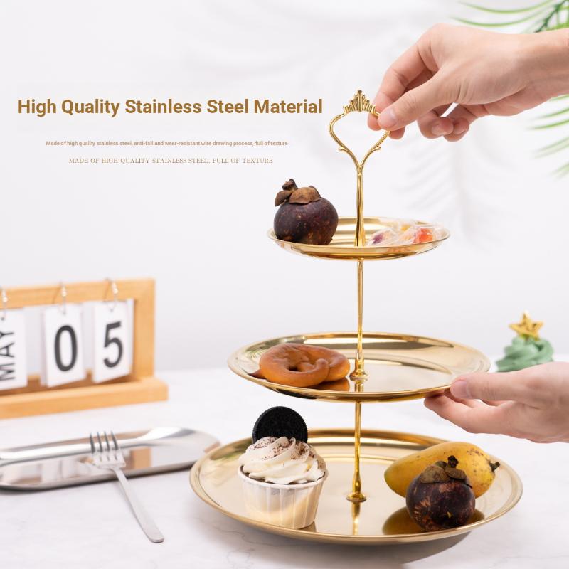 【CPI】ชั้นวางเค้ก 2/3 ชั้น สีทอ - Cupcake Stand Tier บทวิจารณ์และราคา