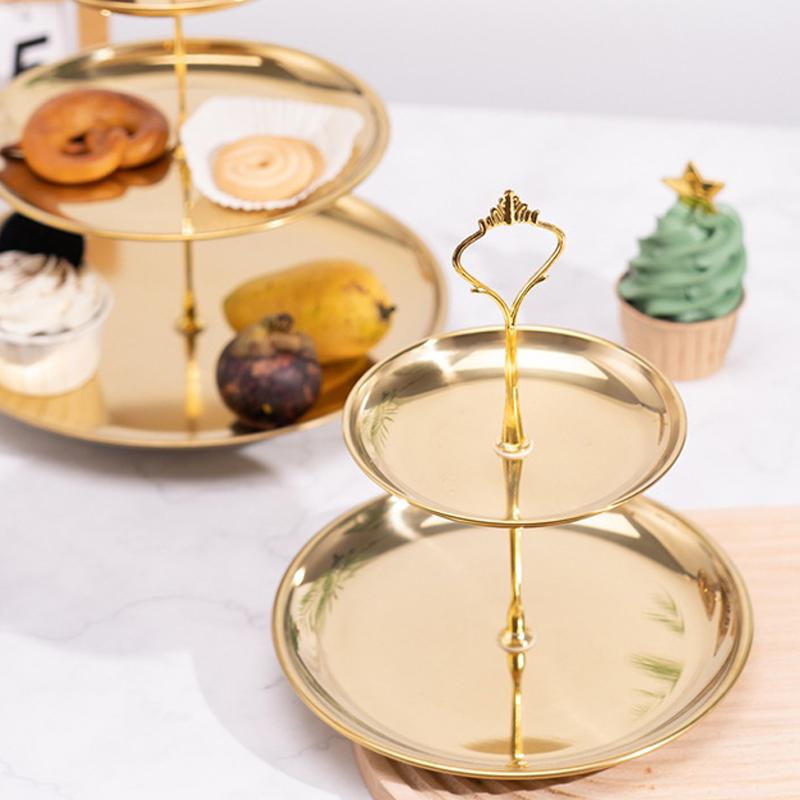 【CPI】ชั้นวางเค้ก 2/3 ชั้น สีทอ - Cupcake Stand Tier บทวิจารณ์และราคา
