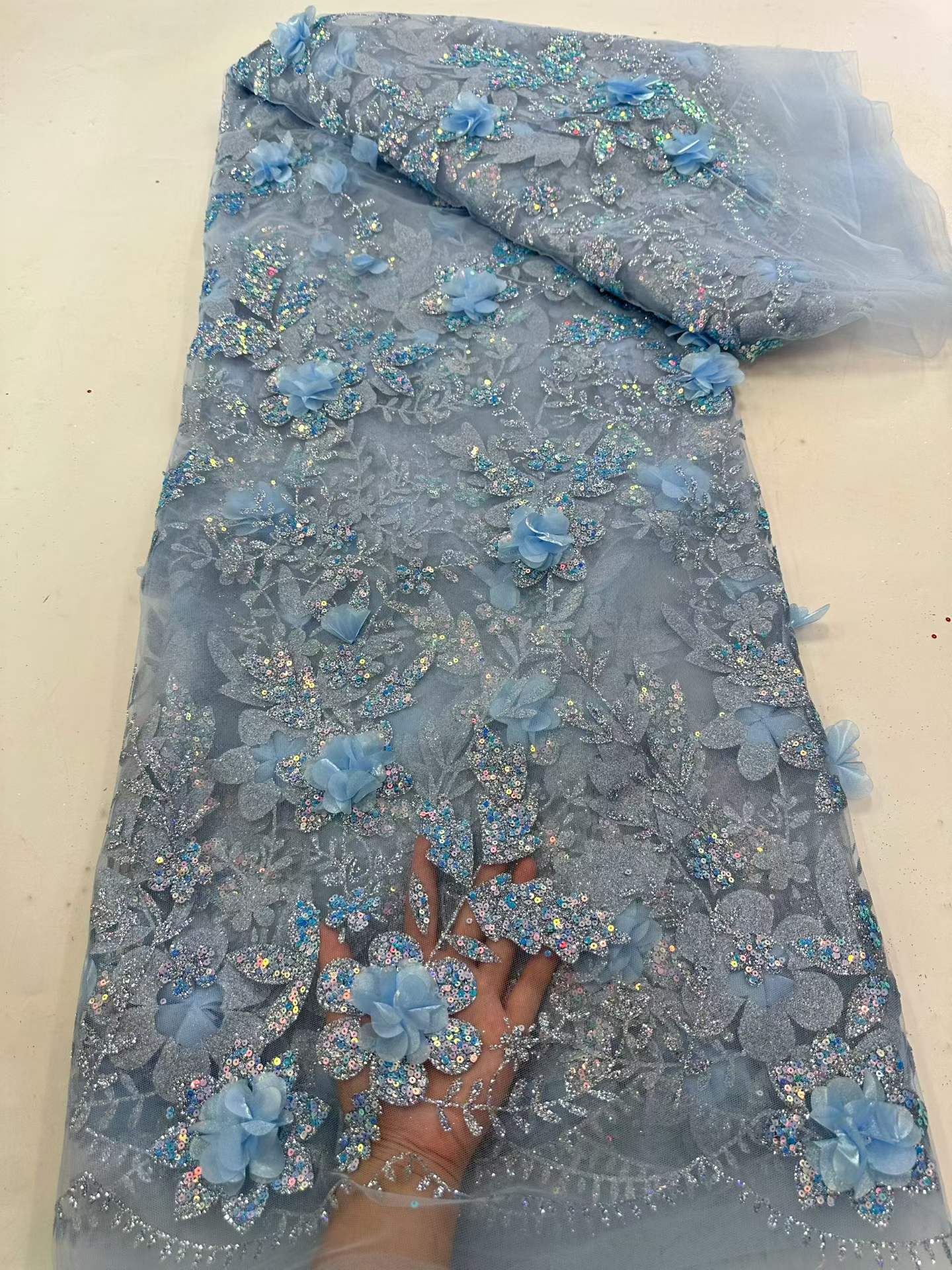 ผ้าลูกไม้แอฟริกันปักลายประดับเ - Glitter Tablecloth บทวิจารณ์และราคา