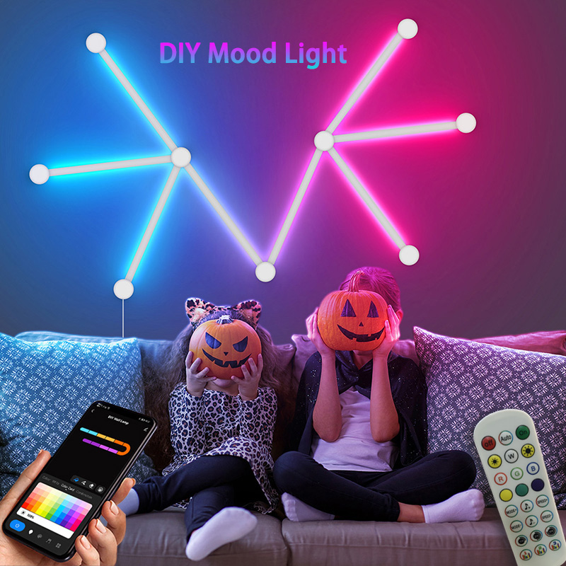 โคมไฟติดผนัง RGB อัจฉริยะ, ไฟ  - Neon Sign Party บทวิจารณ์และราคา