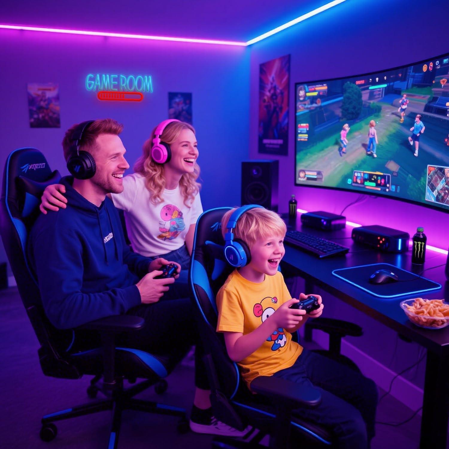 ป้ายไฟนีออนห้องเกมส์ ไฟ LED ใช - Event & Party Supply บทวิจารณ์และราคา