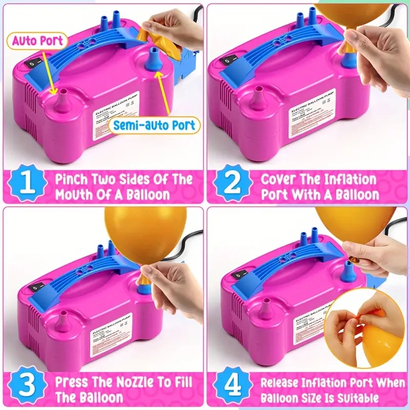 1 ชิ้น, บอลลูนปั๊มลมไฟฟ้าพอง,  - Balloon Pump Hand บทวิจารณ์และราคา