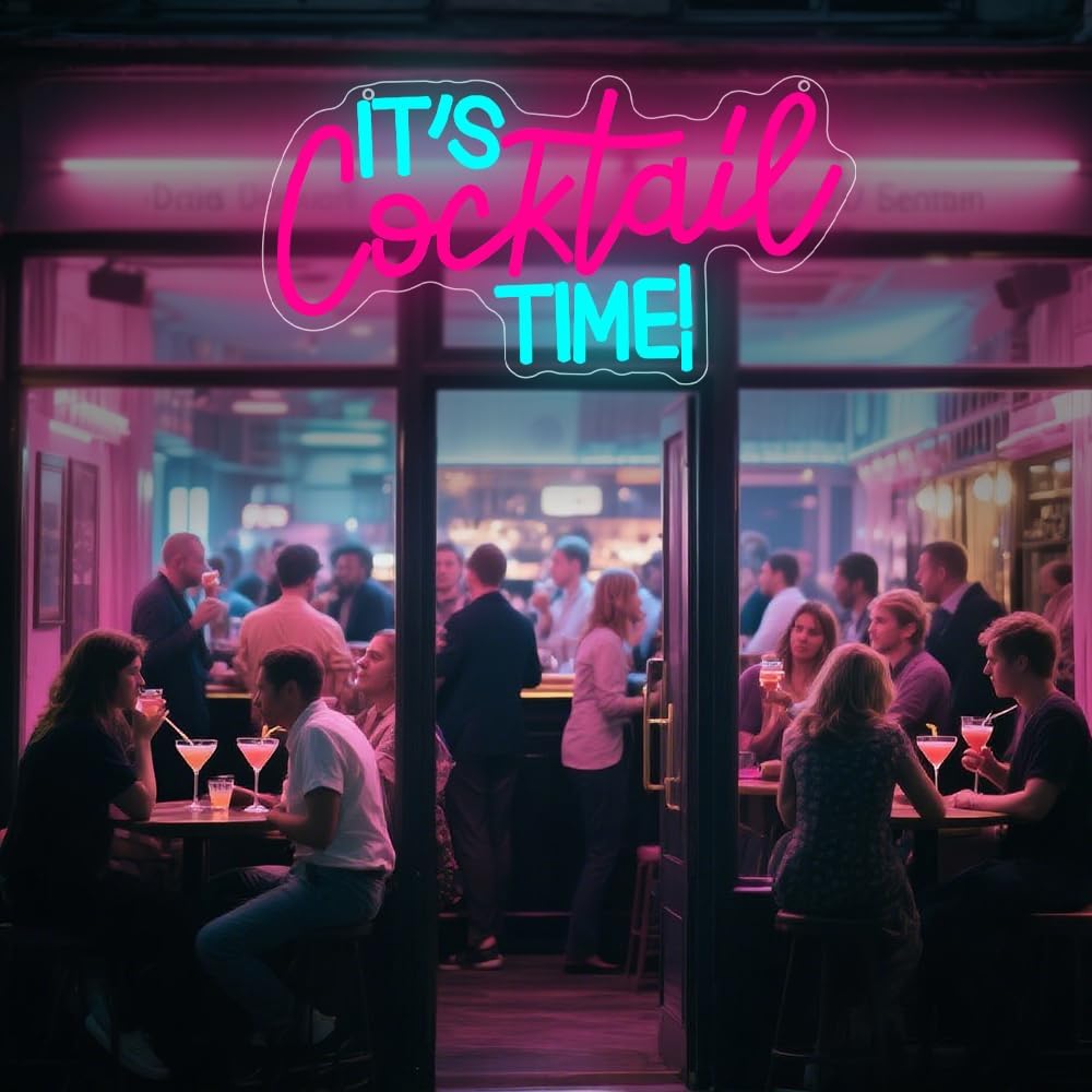ป้ายไฟนีออนค็อกเทล ไฟ LED นีออ - Neon Sign Party บทวิจารณ์และราคา