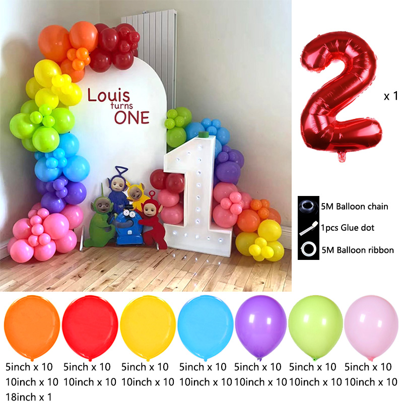 ซุ้มลูกโป่งธีมเทเลทับบี้ส์  แบ - Balloon Arch Kit บทวิจารณ์และราคา