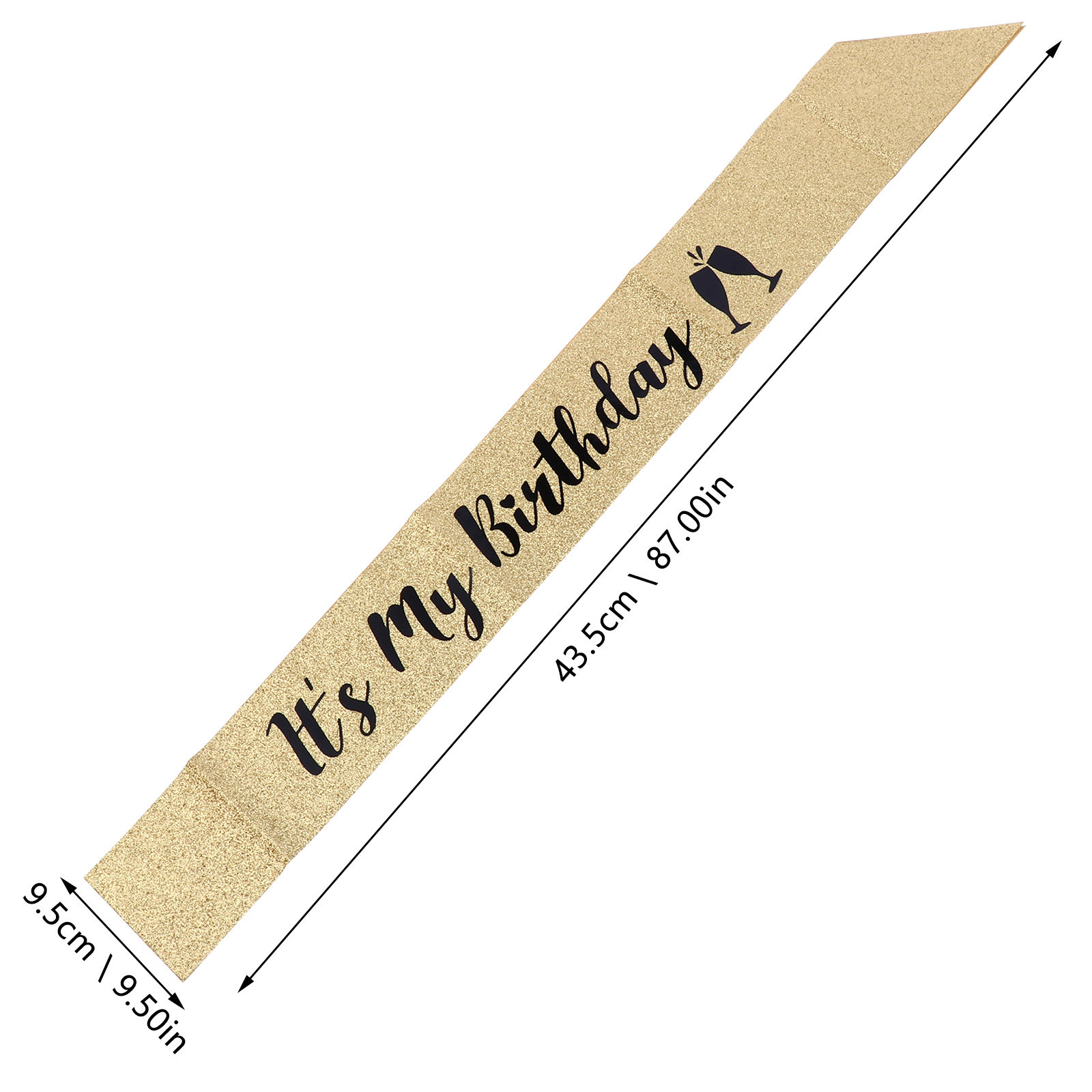 ผ้าคาดไหล่ปาร์ตี้วันเกิด 1 ชิ้ - Birthday Sash Glitter บทวิจารณ์และราคา