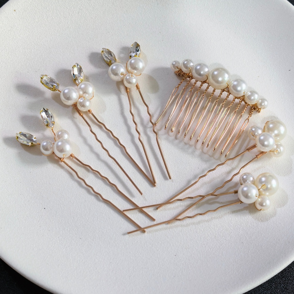 กิ๊บติดผมคริสตัลมุก ชุดหวีสำหร - Event Suppliers บทวิจารณ์และราคา