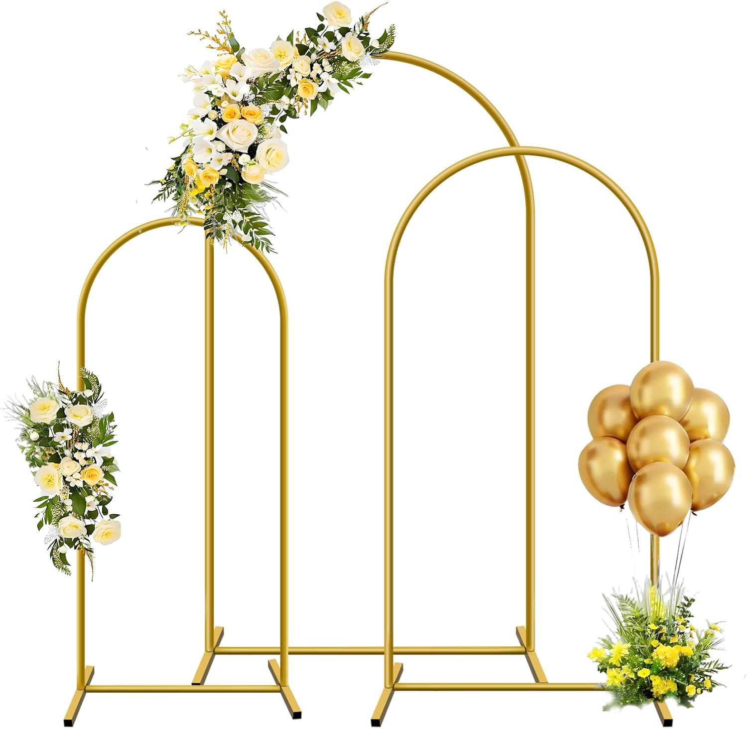 1 PC โลหะทอง Arch ฉากหลัง Arch - Balloon Arch Kit บทวิจารณ์และราคา