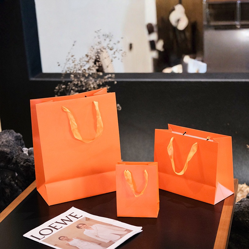 10 ชิ้น ถุงผ้าสีส้ม ถุงของขวัญ - Event Party Shop บทวิจารณ์และราคา