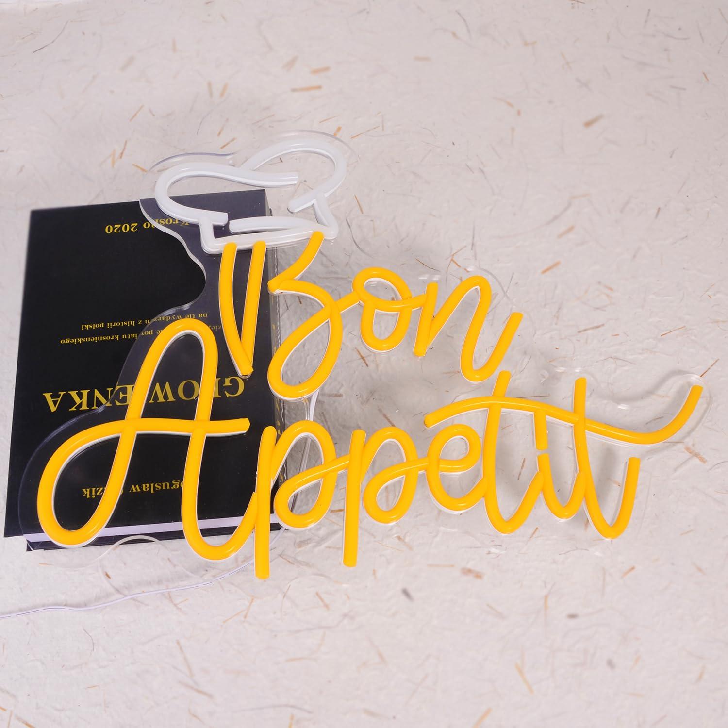 ป้ายไฟนีออนรูปหมวกเชฟ Bon Appe - Neon Sign Party บทวิจารณ์และราคา