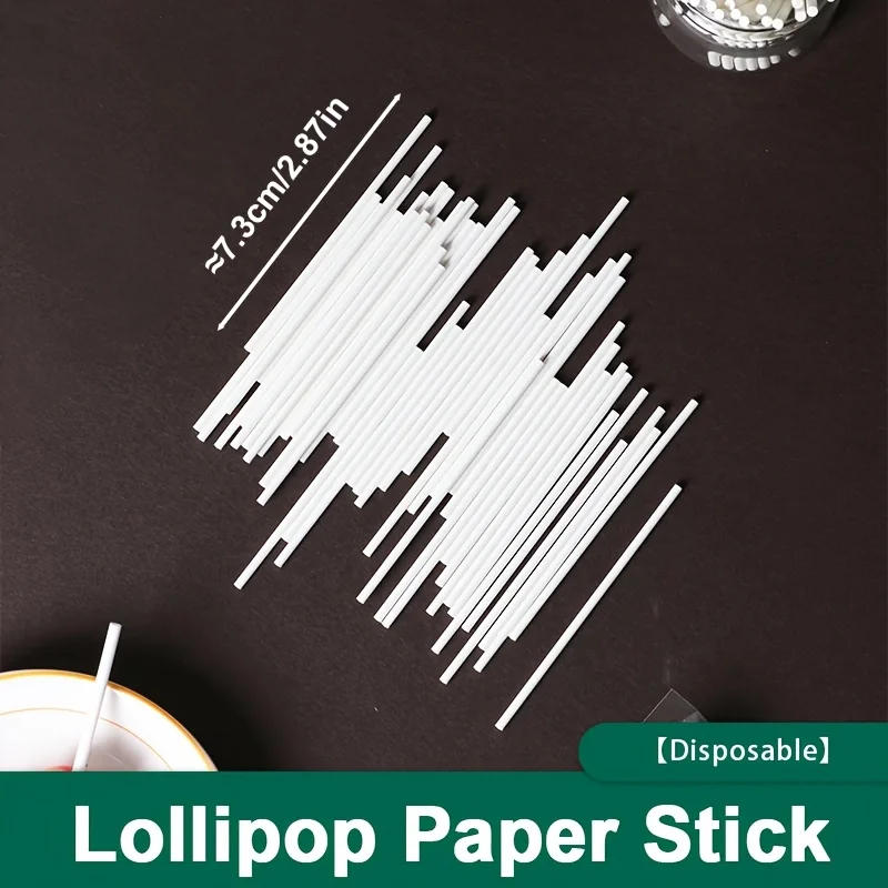 100 ชิ้น, ไม้เสียบเค้กกระดาษคร - Paper Straw Color บทวิจารณ์และราคา