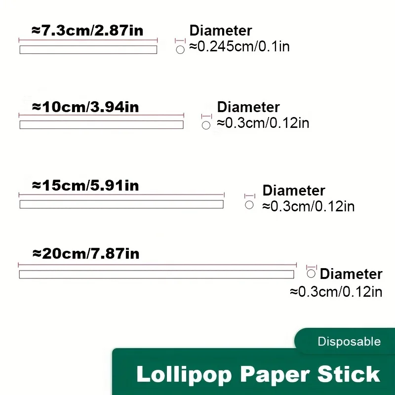 100 ชิ้น, ไม้เสียบเค้กกระดาษคร - Paper Straw Color บทวิจารณ์และราคา