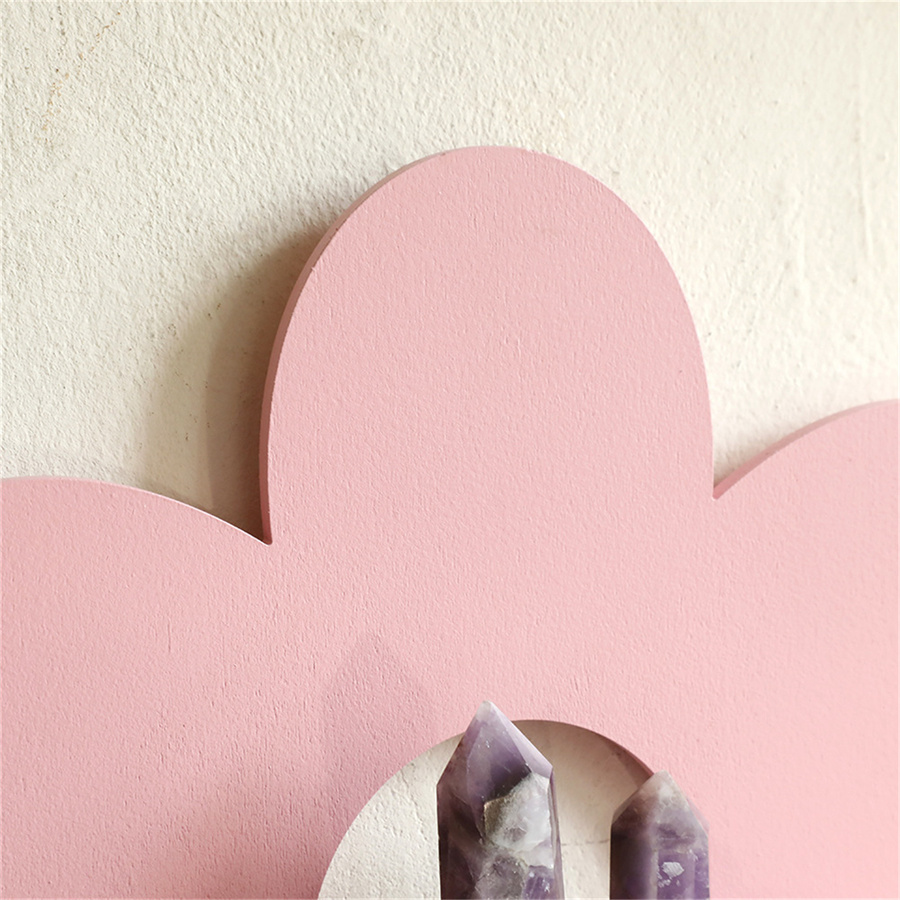 ชั้นวางของติดผนังทำจากไม้รูปดอ - Flower Wall Panel บทวิจารณ์และราคา