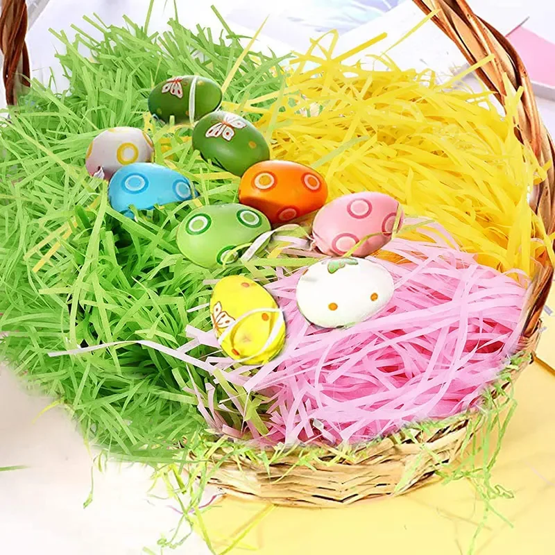 กระดาษราไฟต์ย่นฝอยหลากสี100กรั - Paper Straw Color บทวิจารณ์และราคา