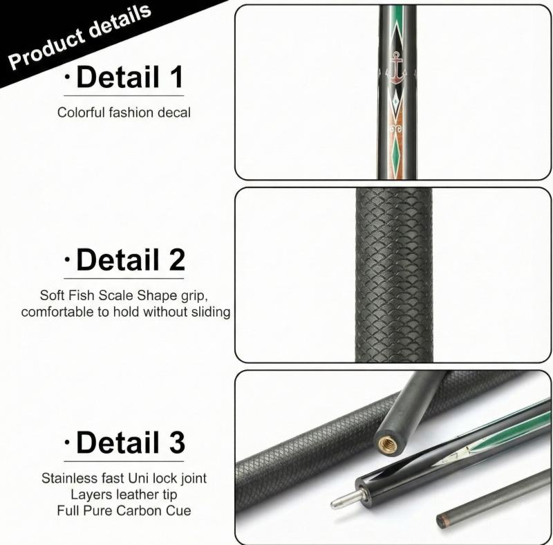 ไม้คิวพูลคาร์บอนไฟเบอร์แบบมืออ - Centerpiece Stick บทวิจารณ์และราคา