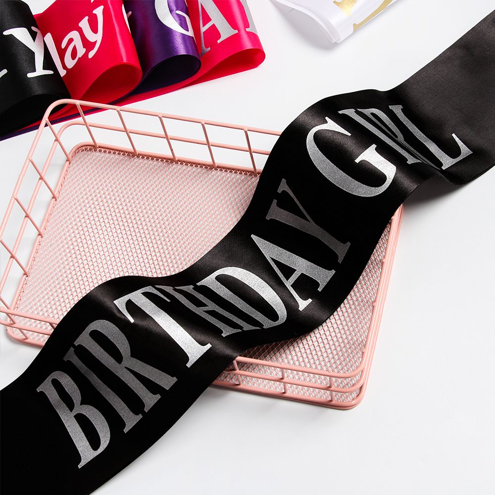 สาววันเกิด Glitter ซาติน SASH  - Birthday Sash Glitter บทวิจารณ์และราคา