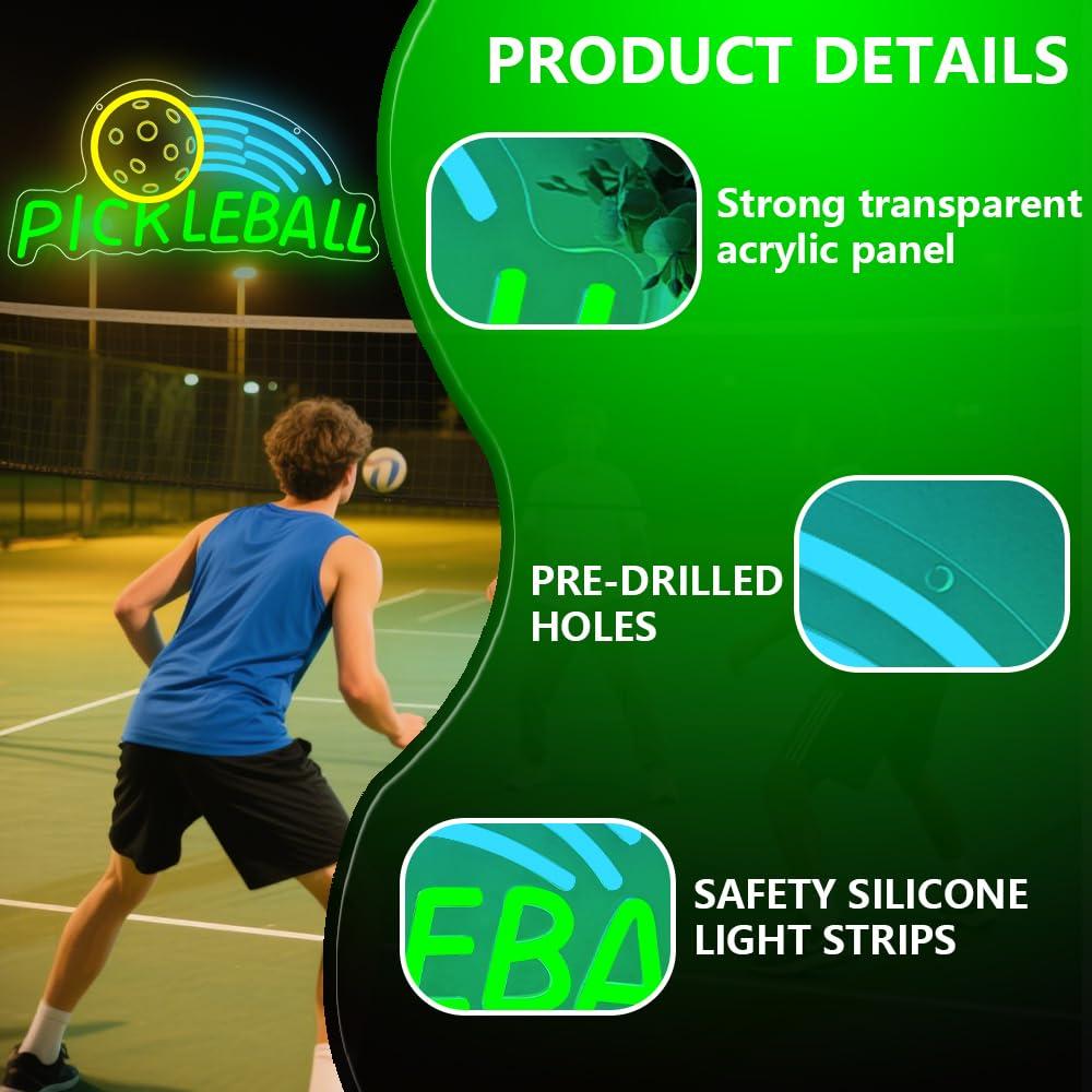 ป้ายไฟนีออน Pickleball แบบ USB - Neon Sign Party บทวิจารณ์และราคา