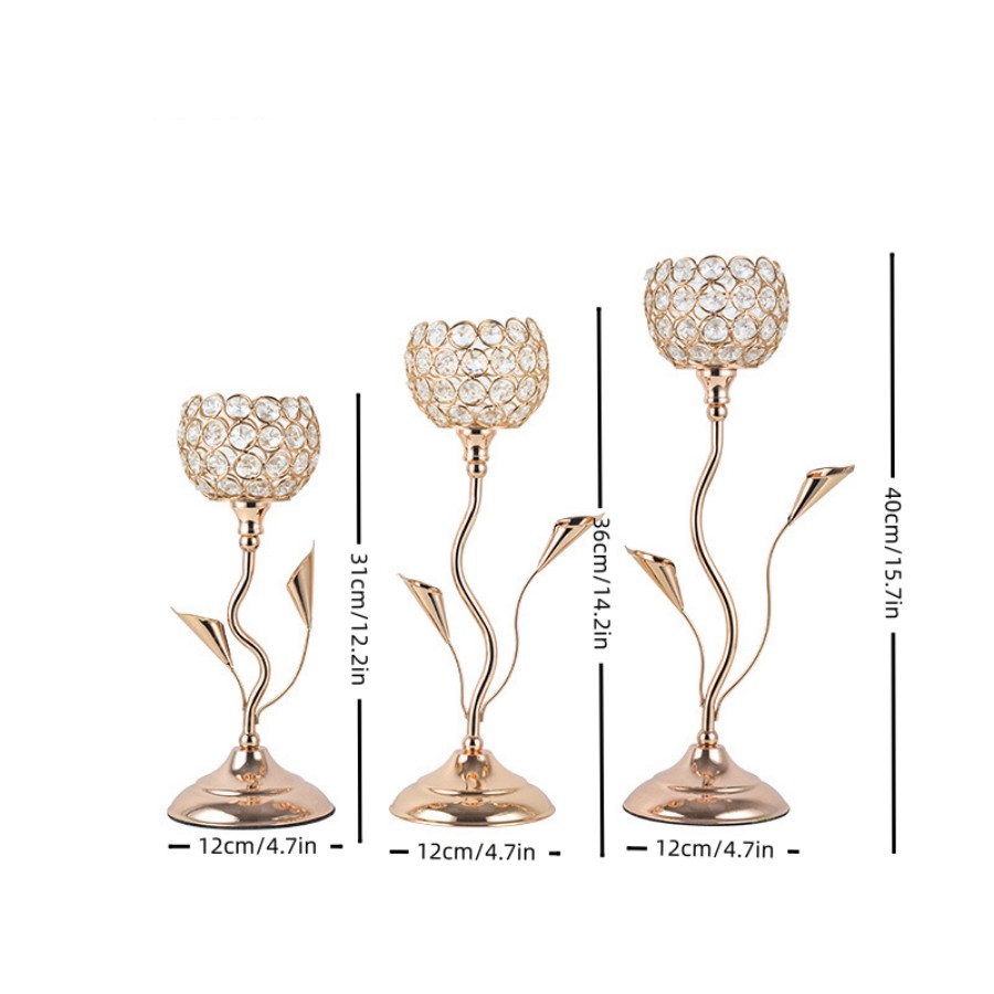 เชิงเทียนคริสตัลสีทอง, เชิงเที - Centerpiece Stick บทวิจารณ์และราคา