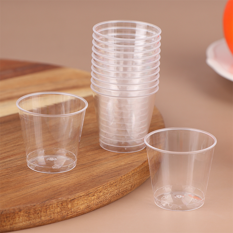 แก้วพลาสติกใสขนาดเล็กแบบใช้แล้ - Plastic Cup 50Pcs บทวิจารณ์และราคา