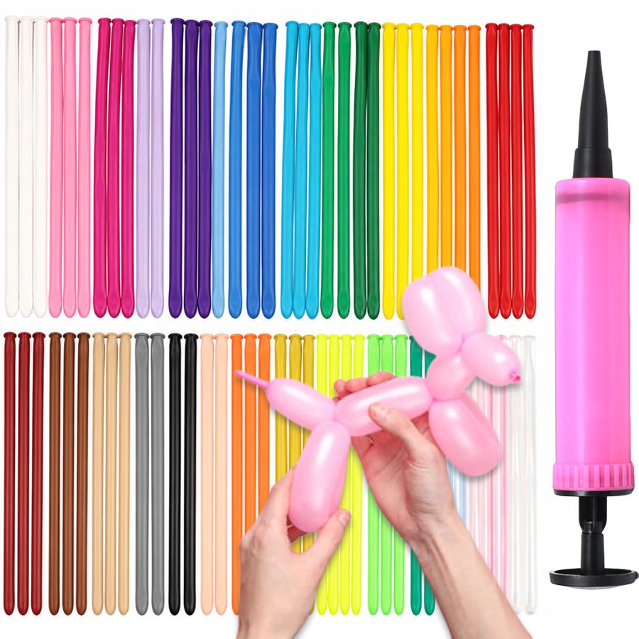 101/201 ชิ้น ลูกโป่งแบบยาวพร้อ - Balloon Pump Hand บทวิจารณ์และราคา