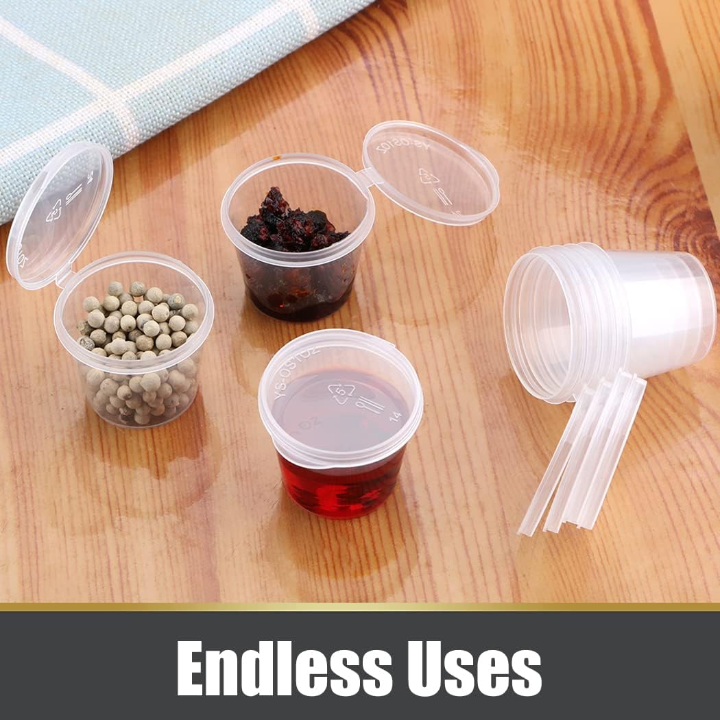 ถ้วยซอสพลาสติกใสแบบใช้แล้วทิ้ง - Plastic Cup 50Pcs บทวิจารณ์และราคา
